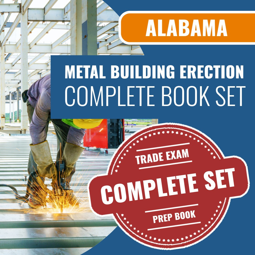 Alabama Metal Building Erection Contractor Exam Book Package
