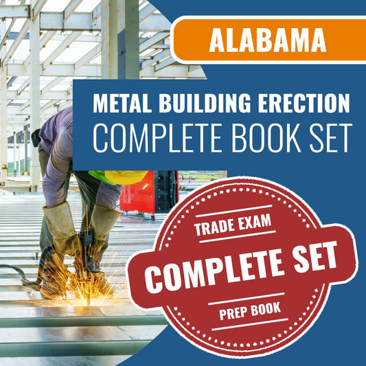 Alabama Metal Building Erection Contractor Exam Book Package