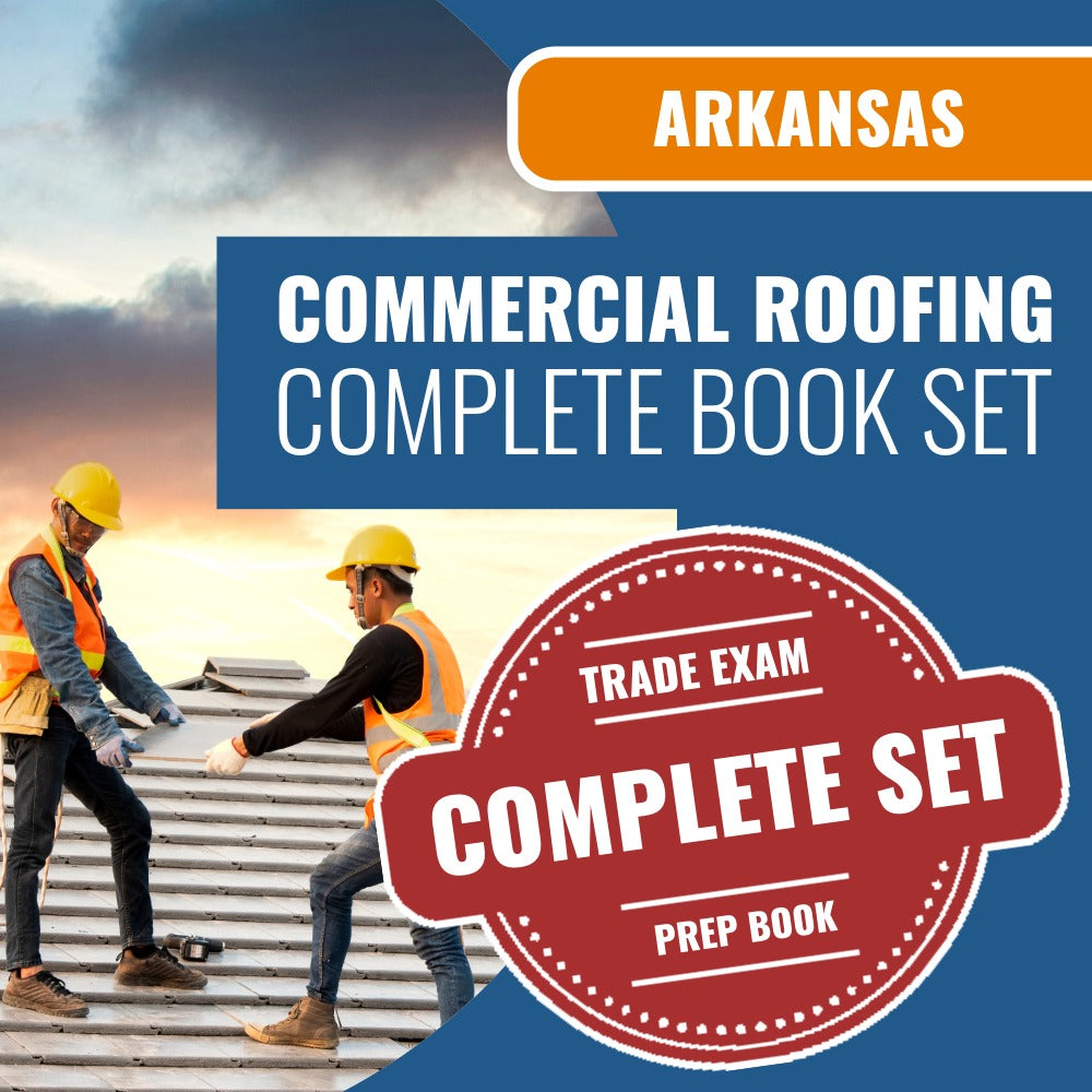 Arkansas Commercial Roofing & Roof Decks Contractor Exam Highlighted & Tabbed Book Package