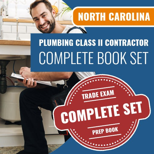 North Carolina Plumbing Class II Contractor Exam Book Package