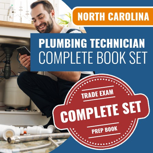 North Carolina Plumbing Technician Exam Book Package