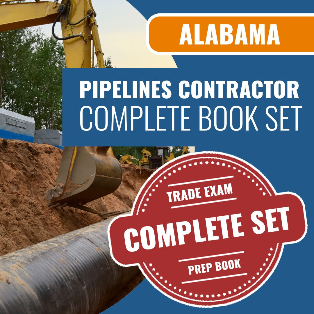 Alabama Pipelines Contractor Exam Book Package