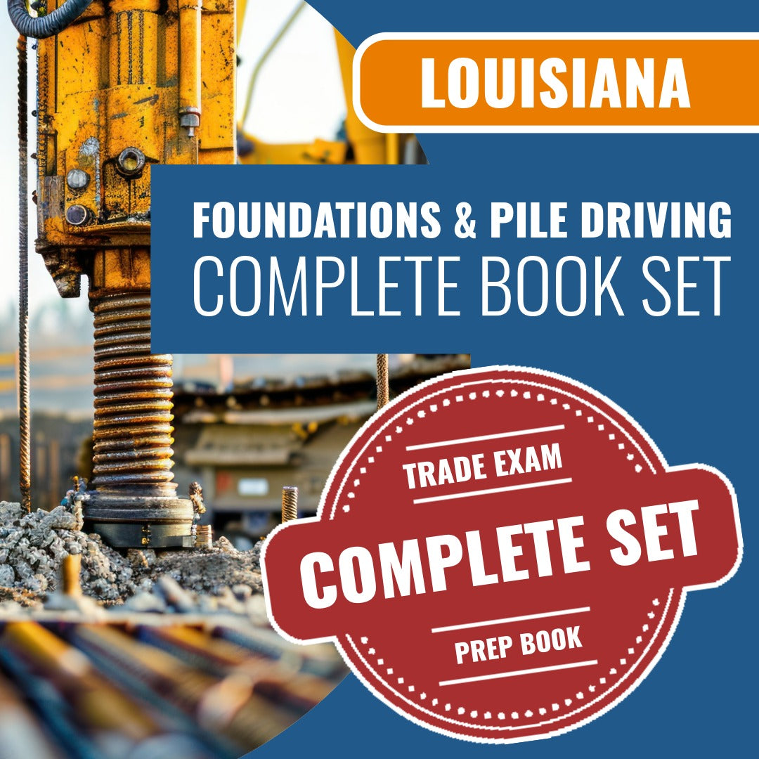 Louisiana Foundations And Pile Driving Contractor Exam Book Package