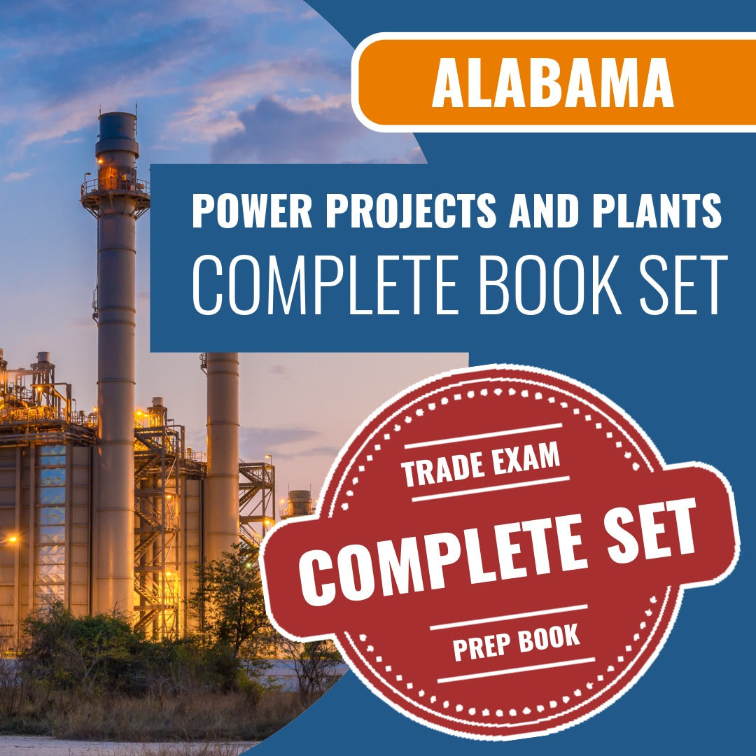 Alabama Power Projects and Plants Contractor Exam Book Package