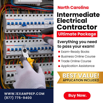North Carolina Limited (Intermediate) Electrical Contractor Ultimate Exam Prep Rental Package