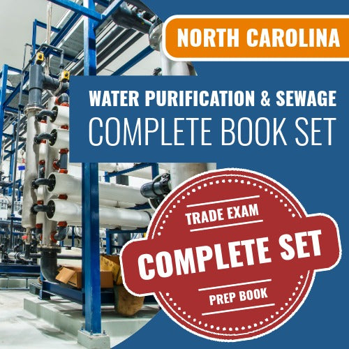 North Carolina Water Purification and Sewage Disposal Contractor Exam Book Package