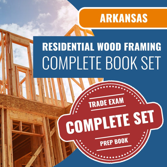 Arkansas Residential Wood Framing Contractor Exam Book Package