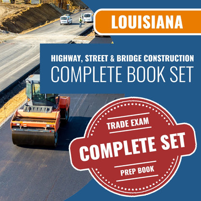 Louisiana Highway, Street, And Bridge Construction Contractor Exam Book Package