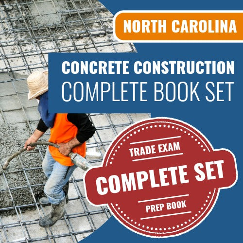North Carolina Concrete Construction Contractor Book Package