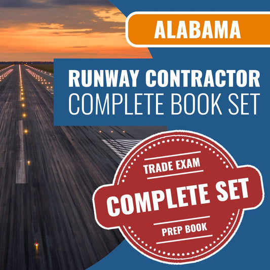 Alabama Runway Contractor Exam Book Package