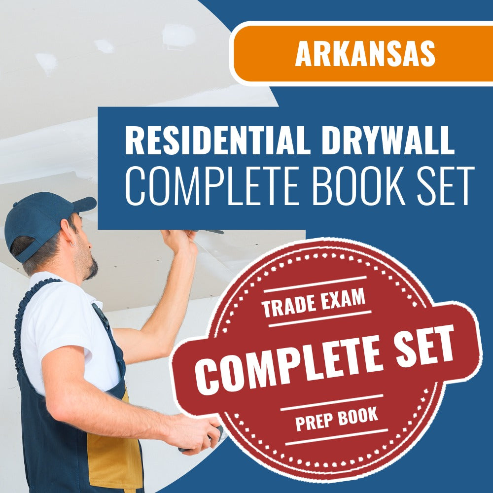 Arkansas Residential Drywall Contractor Exam Book Package