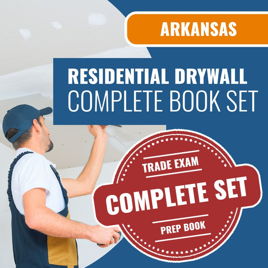 Arkansas Residential Drywall Contractor Exam Book Package