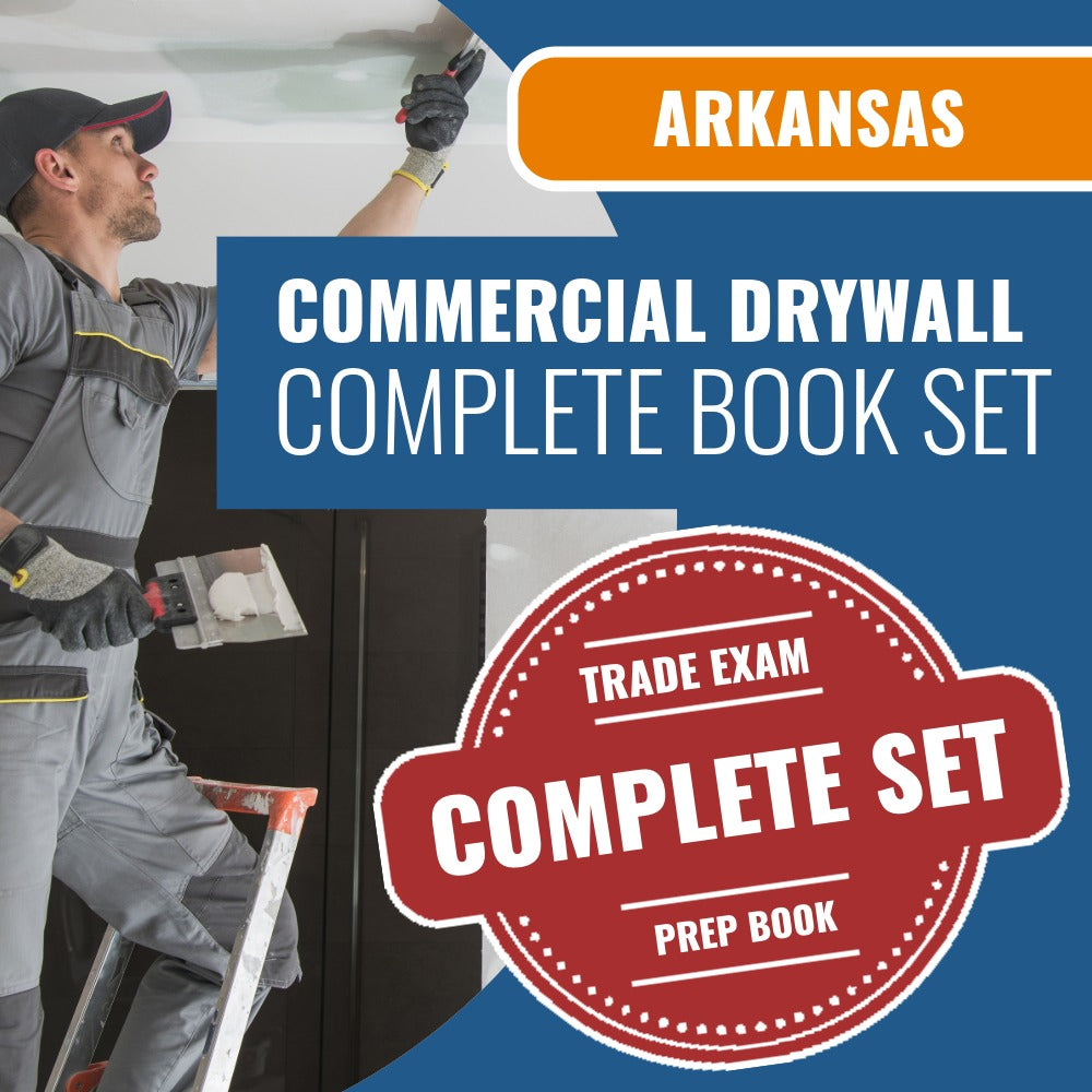 Arkansas Commercial Drywall Contractor Exam Book Package