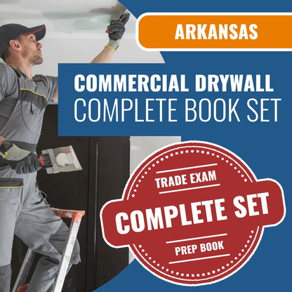 Arkansas Commercial Drywall Contractor Exam Book Package