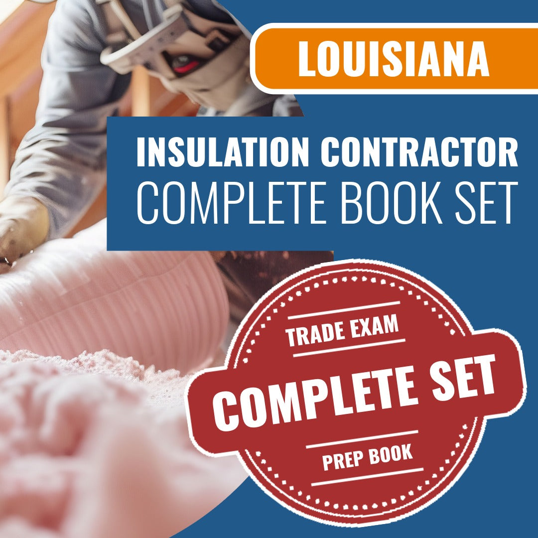Louisiana Insulation Contractor Exam Book Package