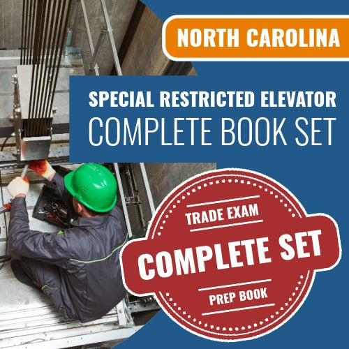 North Carolina Special Restricted Elevator Contractor Exam Book Package
