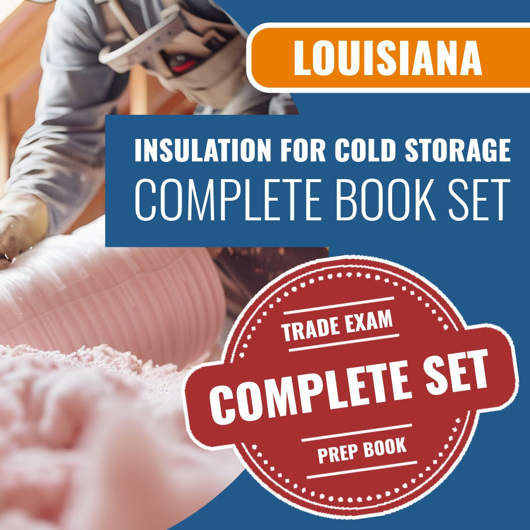 Louisiana Insulation For Cold Storage And Buildings Contractor Exam Book Package