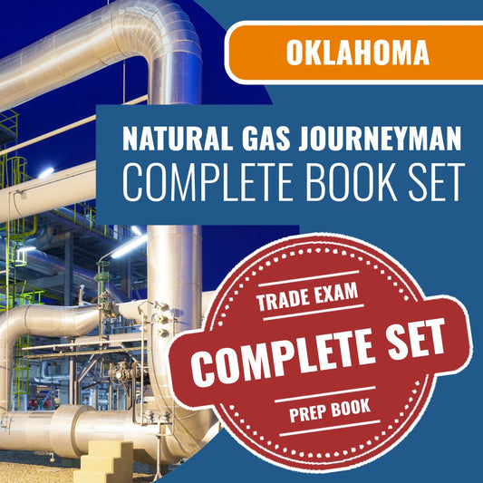 Oklahoma Residential Plumbing and Natural Gas Journeyman Contractor Exam Book Package