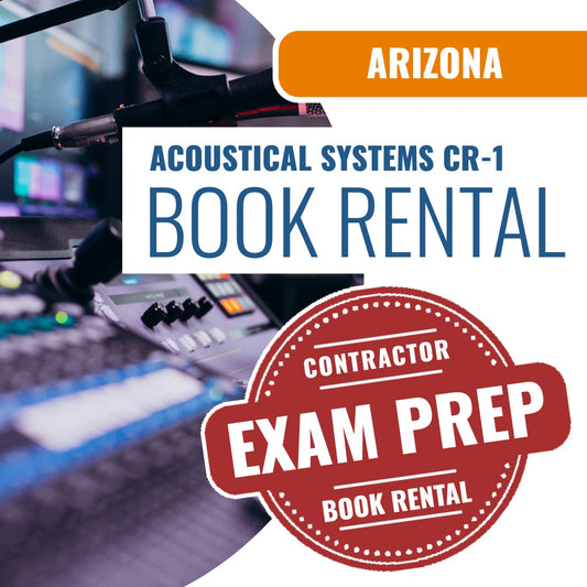 Arizona Acoustical Systems Residential / Commercial Contractor (CR-1)  - Books & Courses Rental Package