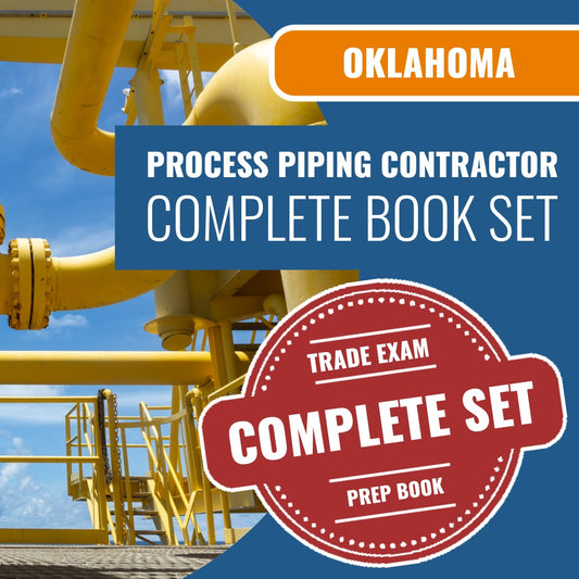 Oklahoma Process Piping Contractor Exam Book Package
