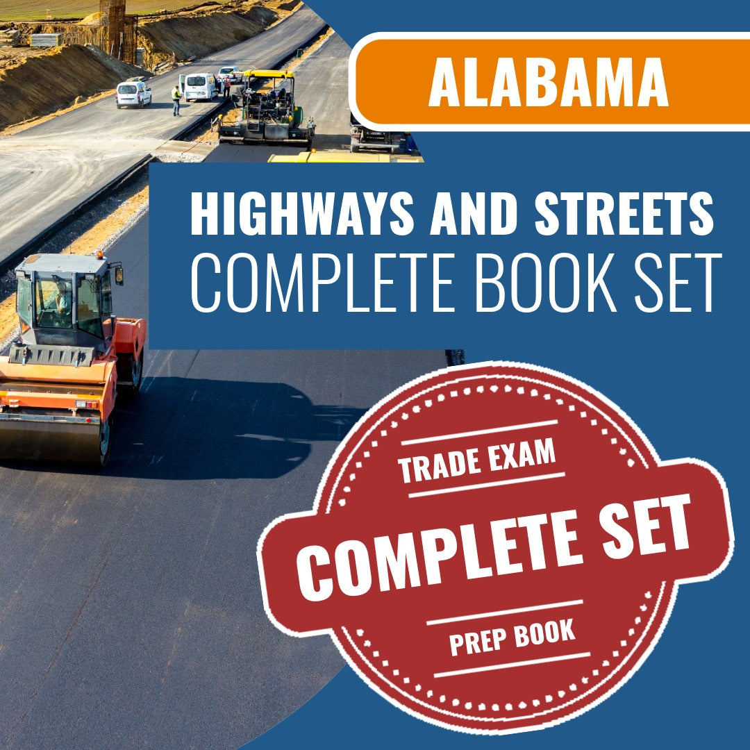 Alabama Highways and Streets Contractor Exam Book Package
