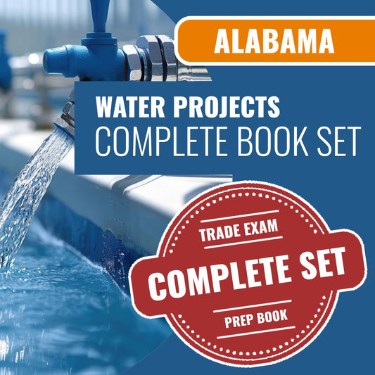 Alabama Water Projects Contractor Exam Book Package