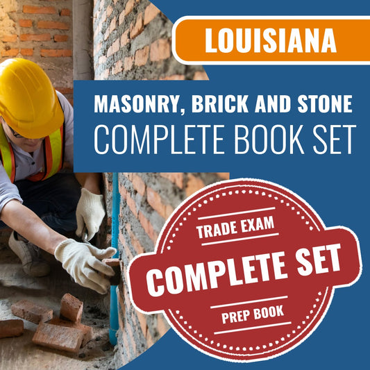 Louisiana Masonry, Brick And Stone Contractor Exam Book Package