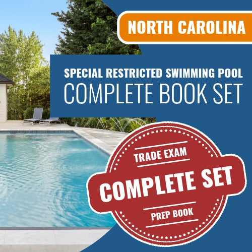 North Carolina Special Restricted Swimming Pool Bonding Contractor Exam Book Package