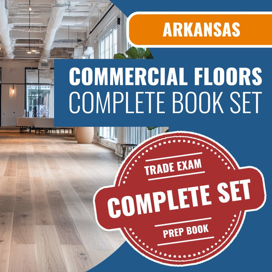 Arkansas Commercial Floors, Floor Covering Contractor Exam Book Package