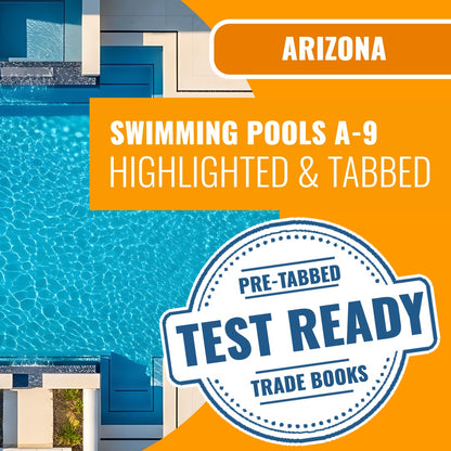 Arizona Swimming Pools Commercial Contractor (A-9) Highlighted & Tabbed Book Package