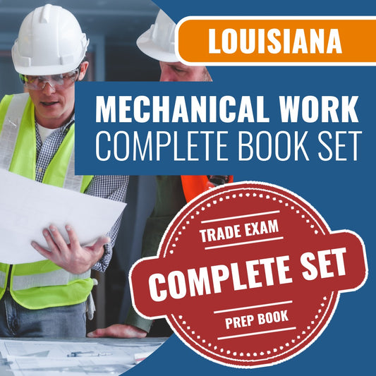 Louisiana Mechanical Work Contractor Exam Book Package