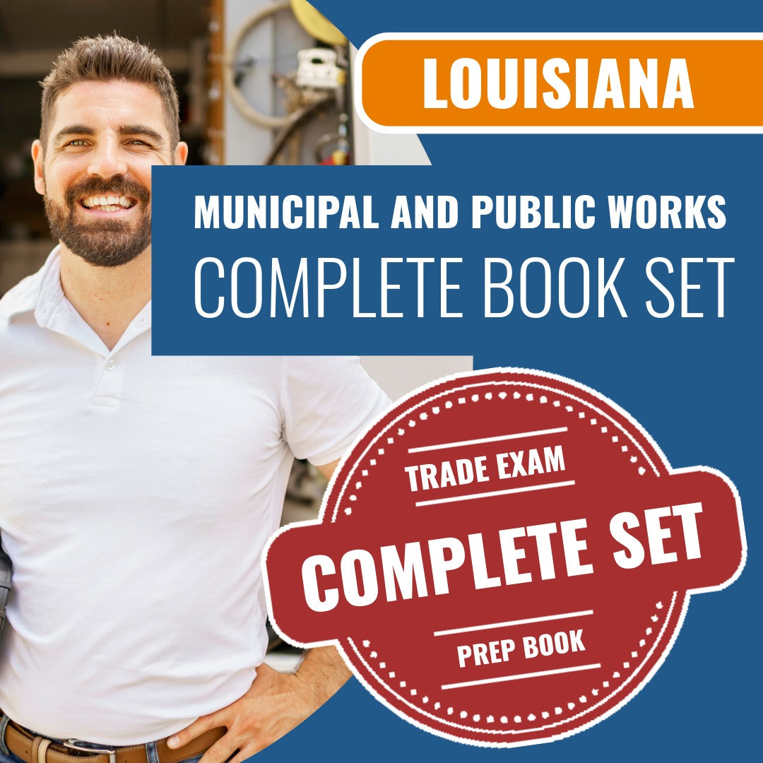 Louisiana Municipal And Public Works Construction Contractor Exam Book Package