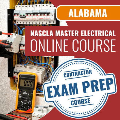 NASCLA Master Unlimited Electrical Contractor - Curso de preparación para exámenes en línea