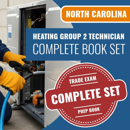 North Carolina Heating Group 2 Technician Exam Book Package