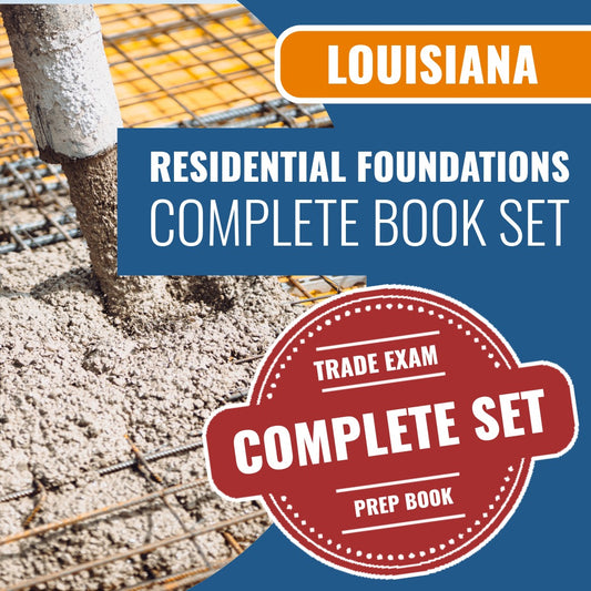 Louisiana Residential Foundations Contractor Exam Book Package