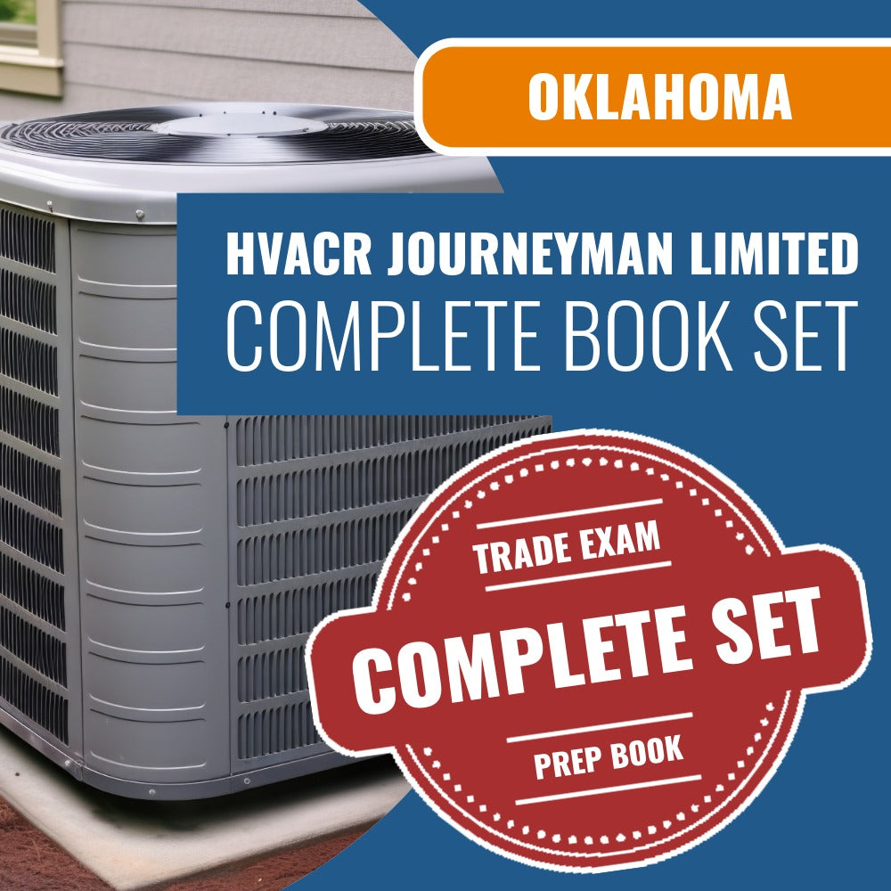 Oklahoma HVACR Journeyman Limited Contractor Exam Book Package