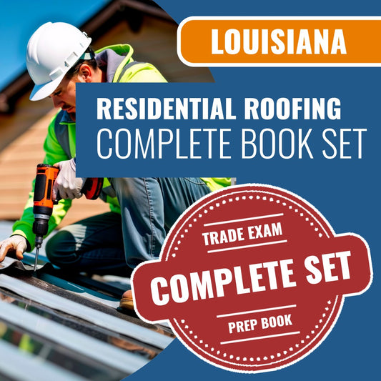 Louisiana Residential Roofing Contractor Exam Book Package