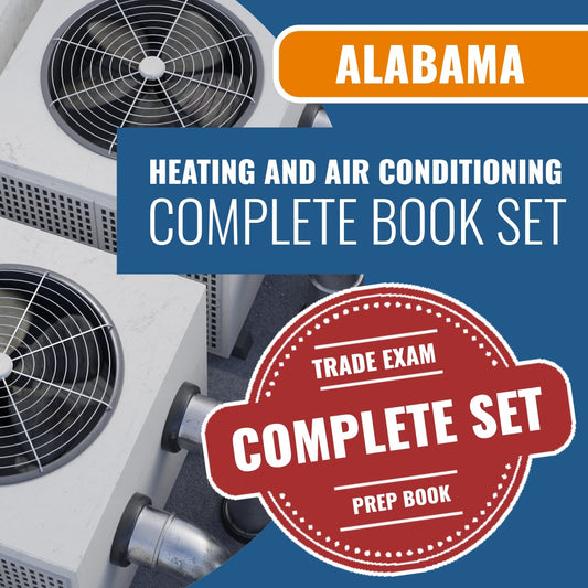 Alabama Heating and Air Conditioning Contractor Exam Book Package