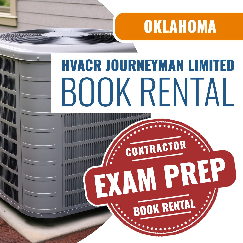 Oklahoma HVACR Journeyman Limited Contractor - Book Rental Package