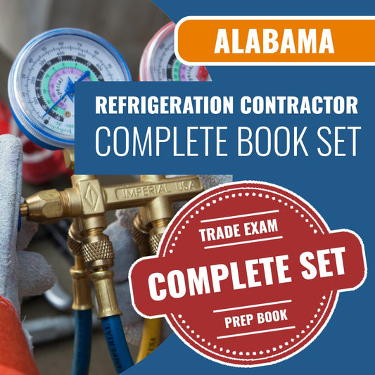 Alabama Refrigeration Contractor Exam Book Package