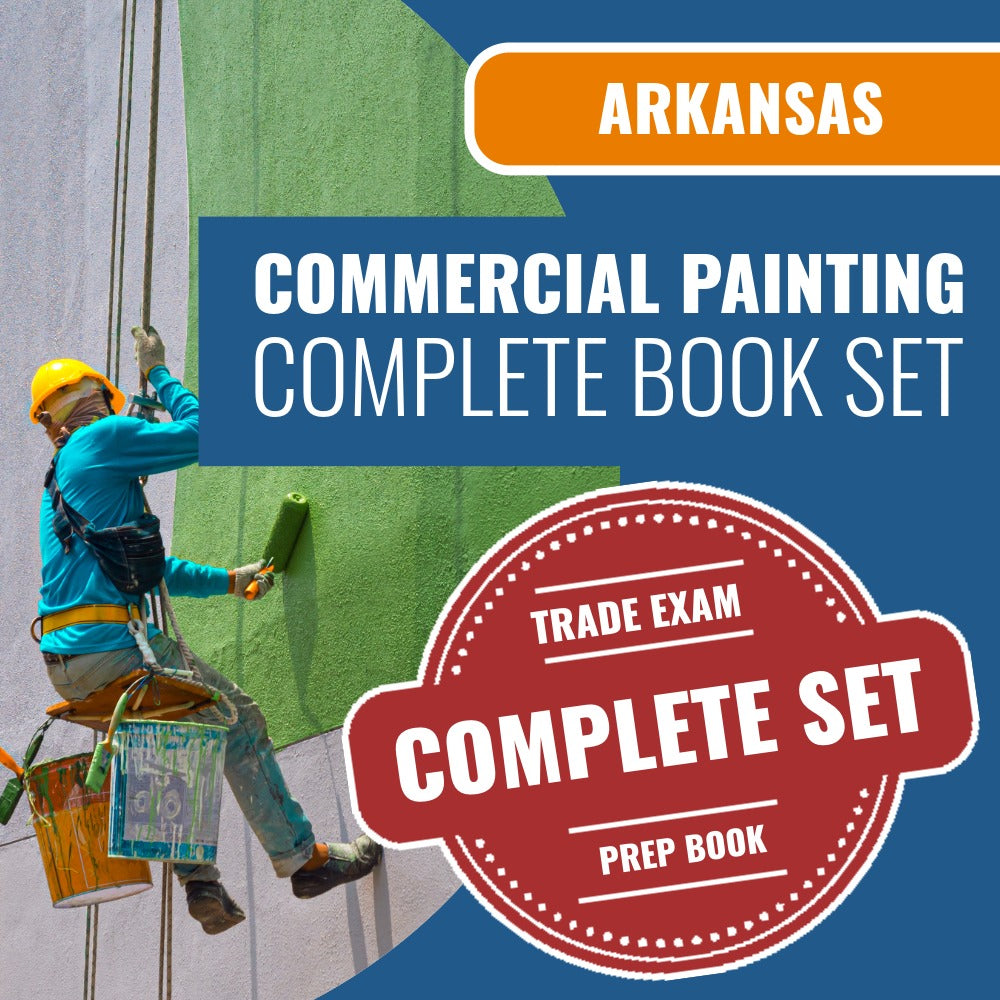 Arkansas Commercial Painting, Wallcovering Contractor Exam Book Package