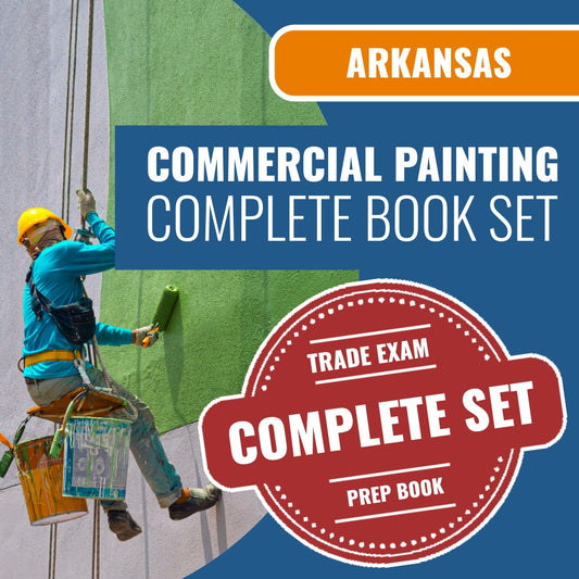 Arkansas Commercial Painting, Wallcovering Contractor Exam Book Package