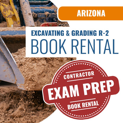 Arizona Excavating, Grading and Oil Surfacing Residential Contractor (R-2) - Books & Courses Rental Package