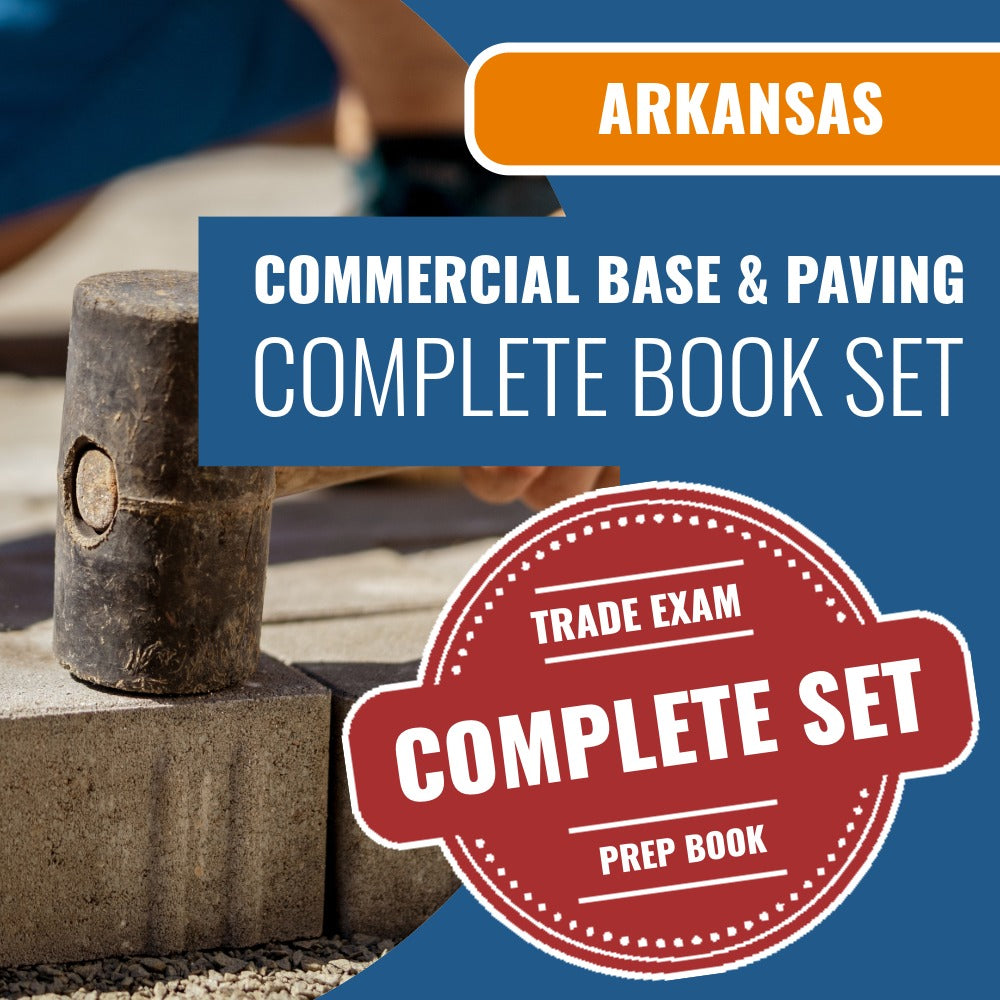 Arkansas Commercial Base & Paving Contractor Exam Book Package