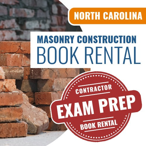 North Carolina Masonry Construction Contractor - Book Rental Package