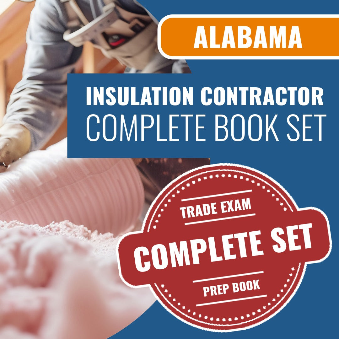 Alabama Insulation Contractor Exam Book Package