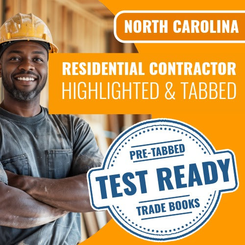 North Carolina Residential Contractor Highlighted & Tabbed Book Package