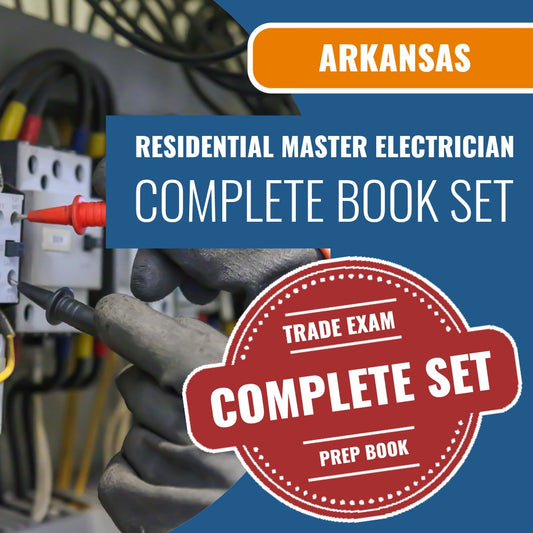 Arkansas Residential Master Electrician Contractor Exam Book Package