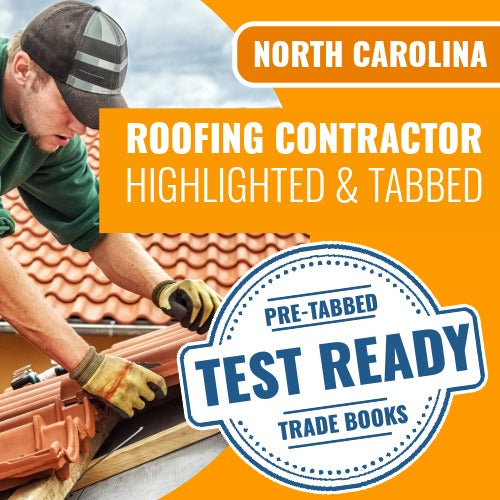 North Carolina Roofing Contractor Highlighted & Tabbed Book Package