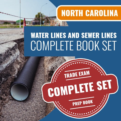 North Carolina Water Lines and Sewer Lines Contractor Book Package